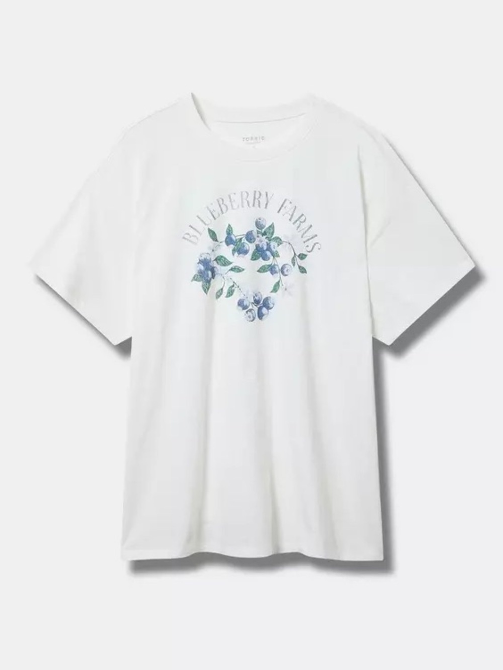 Torrid Blueberry Oversized Heritage Jersey Tunic Tee NWT